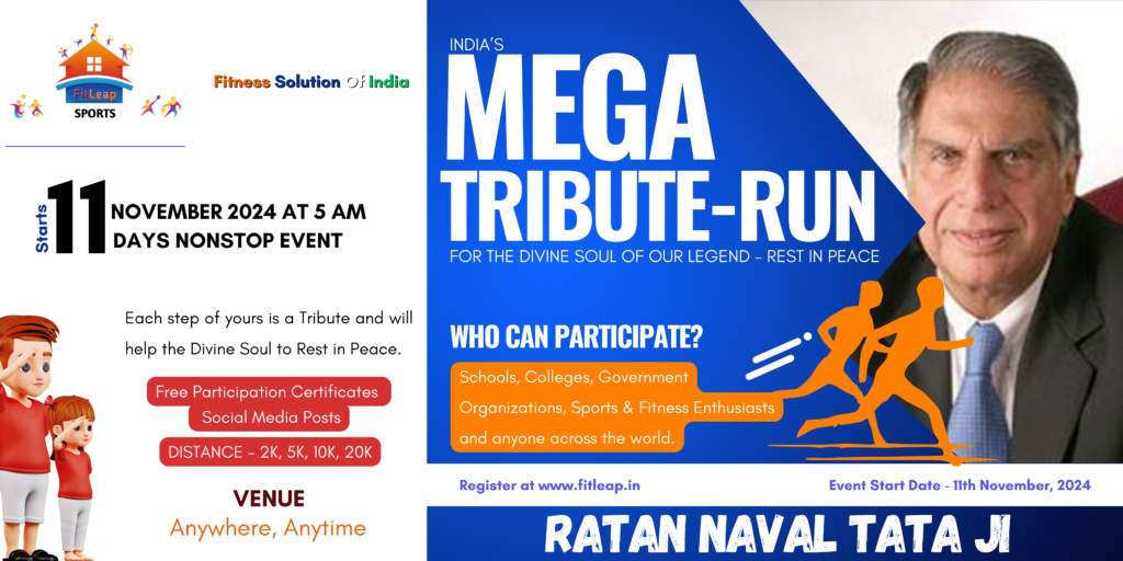 FitLeap Tribute Run - Ratan Naval Tata